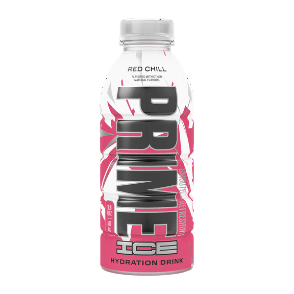 Prime Ice Hydration Sports Drink, Red Chill, 16.9 fl oz, Bottle