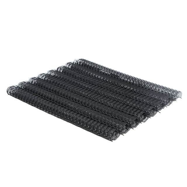 100PCS Double Loop Wire Binding Spines 9 / 16 Inch 34 Loop 3:1 Pitch 120 Sheet Capacity A4 Spiral Binding Coil