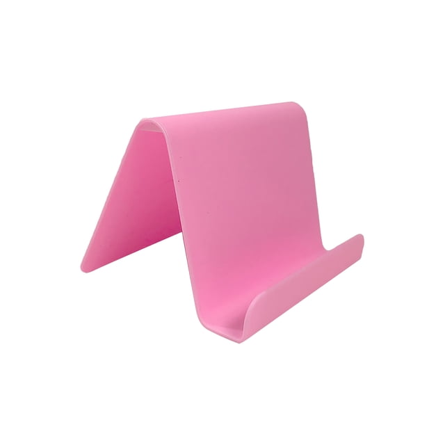 Mobile Phone Holder Mini Portable Universal Desktop Stand Cell Phone Lazy Bracket for Watching TV-Pink