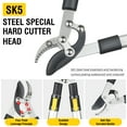 thumbnail image 4 of Paddsun Pruning Shears, 28 inch Extendable Branch Cutter Tree Pruner Thick Branches Cutting Garden Loppers for Gardening, 4 of 7