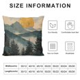 thumbnail image 5 of GOSMITH Abstract Boho Throw Pillow Covers Mountain Nature Landscape Sunset Forest Pillow Covers Modern Cushion Case for Home Sofa Couch Bed Outdoor Indoor Decoration, 5 of 5