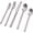 Matte Silver, variant on Silverware Set, 20 Piece Flatware Cutlery Set for 4, 18/10 Stainless Steel Silverware Mirror Polished Dishwasher Safe for Home, Restaurant, Wedding, Party(Silver, 20 pieces for 4)