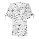 thumbnail image 4 of Fiudx Ofertas Flash Del Día Blusa de Manga Corta de Verano con Cuello En V para Mujer, Sexy, Informal, con Estampado Regular, 4 of 5