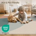 thumbnail image 4 of ODIKA 4'x6' Muted Earth Tones Geometric Art Washable Area Rug Abstract Landscape with Soft Curves Design for Bedroom, Reading Nook, Pet Friendly & Non-Shedding, 4 of 7