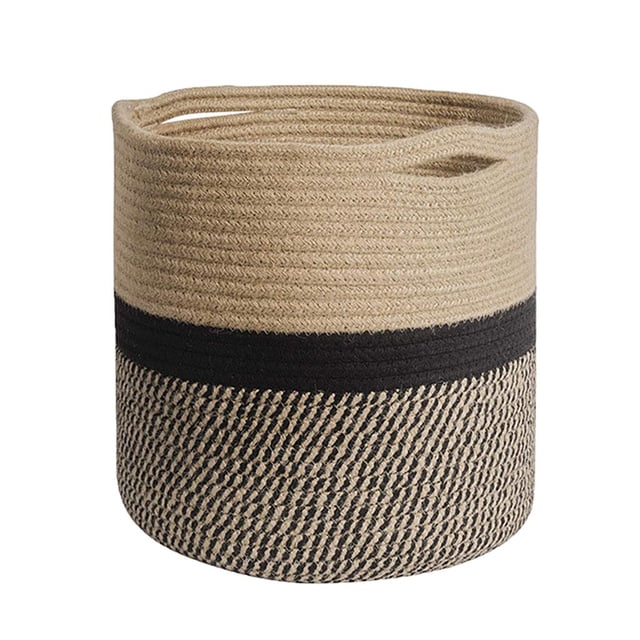 Cesto para Colgar Ropa Bolsa Organizador de Almacenaento en Canasta Negro Gloria Canasta de almacenamiento