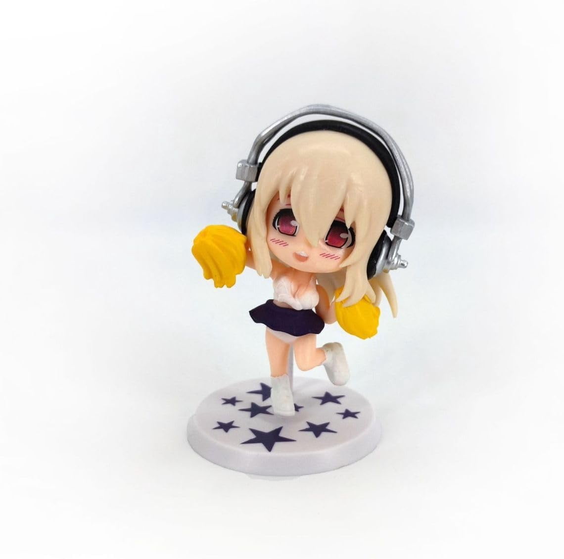 New Sonico Figure, Q Version 5pieces Standing Sonico Anime Figures 10cm/3.9inch PVC Characters Collectible Handicrafts Souvenirs for Anime Fans Gifts