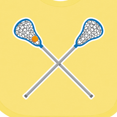 thumbnail image 4 of Inktastic Lacrosse Sticks Future Player Boys or Girls Baby Bib, 4 of 4
