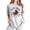 White-c, variant on 250 Anniversary USA Shirt American Falg Print Short Sleeve 250th Birthday T-Shirt 1776-2026 4th of July Tops for Women