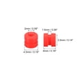 thumbnail image 2 of Unique Bargains 24Pack RC Anti Vibration Rubber Balls for F4 F7 Flight Controller M2x4mm Red, 2 of 6