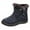 Blue, variant on Mostsola Womens Snow Boots with Zipper Winter Warm Anti-Slip Ankle Boots Furry Lined Outdoor Booties