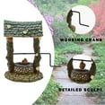 thumbnail image 4 of Miniature Wishing Water Well Fairy Garden, Dollhouse Ornament Tiny House Decor, 4 of 8