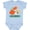 AE-Light Blue, variant on Just Arrived Fox New Baby Boys or Girls Baby Bodysuit