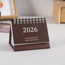 syligr 2026 Mini Desk Calendar 3x3x4 Inch Small Standing Tabletop Calendar with Compact Size, Portable Office Desk Organizer for Home Office Use, Perfect Gift for Students Teachers Colleagues