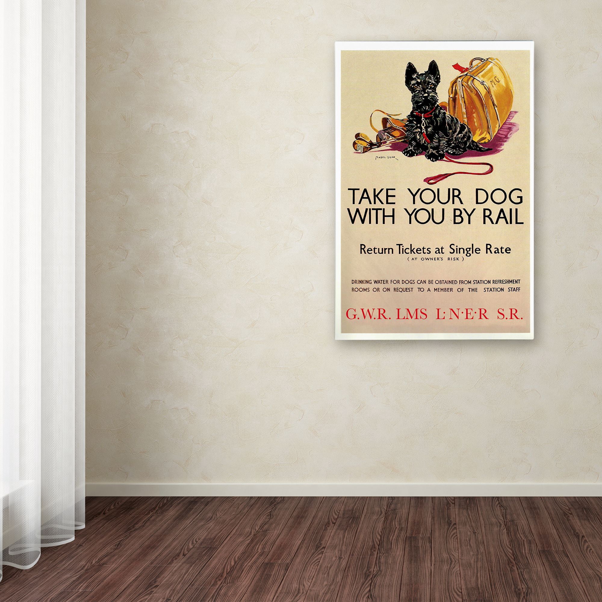 Trademark Fine Art 'Travel 16 II' Canvas Art by Vintage Lavoie