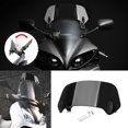thumbnail image 2 of Universal Adjustable Clip On Windshield Extension Wind Deflector Black, 2 of 5