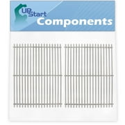 2-Pack BBQ Grill Cooking Grates Replacement Parts for Kenmore 122.16119 - Compatible Barbeque Stainless Steel Grid 17"
