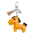 thumbnail image 2 of 3Pcs Leather Pendant Keychain under $5! Yannianjz Cute Horse Pendant Keychain, Leather Tassel Phone Charm, Bag Charm Accessory, Fashion Keyring for Women, Gift for Friends, Stylish Key Holder, 2 of 6