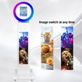 thumbnail image 5 of Photo Booth for iPad Pro12.9in 6th/5th/4th/3rd Generation Video Shooting Selfie LCD Screen RGB Colorful Light Photo Booth Remote Contro Adjustable Stand Photobooth Machine for Wedding Christmas, 5 of 10