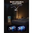 thumbnail image 6 of Boupower Air Conditioner Portable Air Conditioners 8000 Btu 3-In-1 Cooling Dehumidifier Fan With Remote Timer Sleep Mode Wheels Window Kit For Home Bedroom Office, 6 of 7