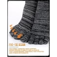 thumbnail image 5 of Women Toe Socks Cotton Crew Breathable Socks with Toes for Women Men Athletic Running, 5 of 28