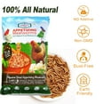 thumbnail image 7 of Amzey 2 Pack 5lbs Non-GMO Dried Mealworms, 100% Natural Treats for Chickens, Reptiles, Wild Birds, Duck Food, Fish Food, 10lbs Total, 7 of 7
