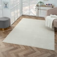 thumbnail image 2 of LR Home Astra 7'10" x 9'10" Ivory Geometric Plush Indoor/Outdoor Area Rug Rug, 2 of 8