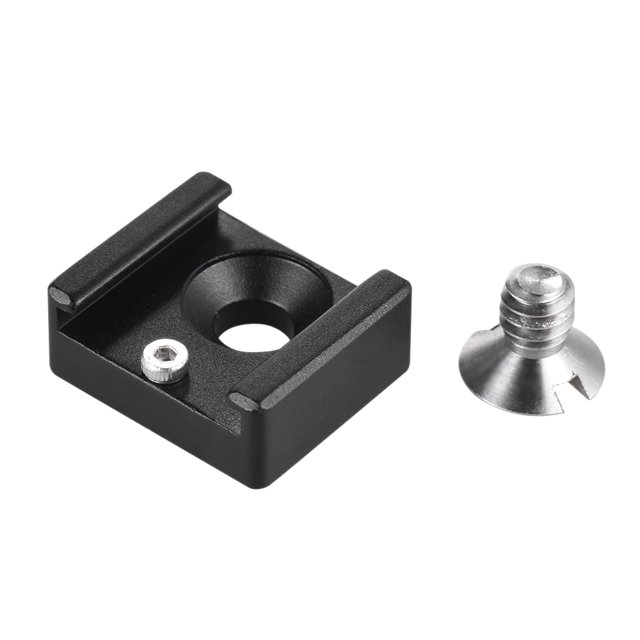 Andoer Shoe Mount,Mount Adapter Base Adapter Base With Of 1) Screw Dslr Camera Cold Mount With 1/4" Screw 1/4" Screw Dslr Camera L-ed Of Camera Led Of Base With 1/4" Ainn Qisuo