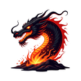 thumbnail image 6 of Realistic Dragon Stickers, Waterproof Dragon Sticker for Water Bottle Laptop Phone Cases Planner Skateboard Luggage Helmet Party Favor Decor, Ideal for Adults Teens Teacher Rewards, 6 of 9