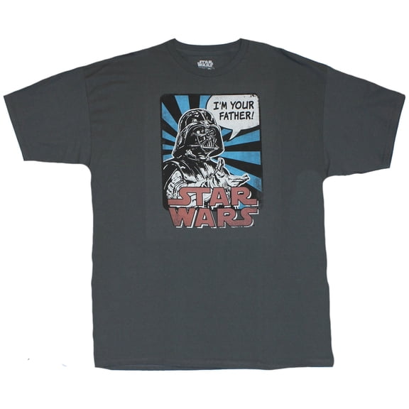 Star Wars Mens T-Shirt - "I'm Your Father!" Pleading Vader Face Image (3X-Large)