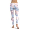 thumbnail image 3 of Pastel Leopard Print Leggings Size: M for Women | FIERCEPULSE, 3 of 7