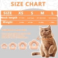 thumbnail image 2 of Minzimin 1Pack Cat Cone Collar Soft, Waterproof Cats Cones to Stop Licking After， Adjustable Soft Elizabeth Cats Collars , Flower Shape Cat Recovery Collar, 2 of 8