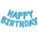 thumbnail image 1 of Feliz cumpleaños globo Banner fiesta 16 pulgadas 3D globo de papel de aluminio kit decoración de fiesta de cumpleaños, 1 of 5