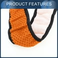 thumbnail image 6 of Unique Bargains Steering Wheel Cover 14.6"-15" Car Steering Wheel Cover Viscose Fiber Orange 1 Pc, 6 of 6