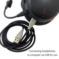 thumbnail image 4 of Aurgiarme 2m Headphones Line for 150 Headphones PVC USB Cable Cord, 4 of 9