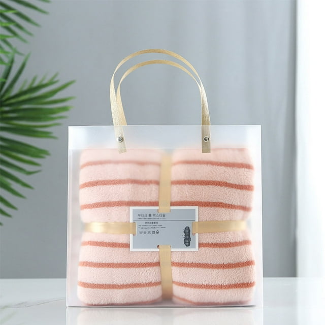 Toalla de baño de terciopelo coral a rayas, toalla de playa para bebé de secado rápido y gran absorción de agua, toalla de baño