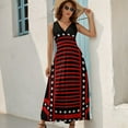 thumbnail image 5 of Anna of Cleaves Costume Dress Summer Street Style Bohemia Long Dresses Female Sleeveless Printed Maxi Dress, 5 of 9