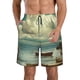 thumbnail image 1 of Fotbe Serene Coastal Blue Sky Trajes de Baño Estampados para Hombre, Shorts de Verano de Secado Rápido, Ropa de Playa, Bañadores-X-Large, 1 of 6