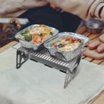 thumbnail image 4 of CxhicLuv Foldable Charcoal Grill 10.4×7.2×2.7 Inch – 430 Stainless Steel, Portable, Easy to Clean for Camping, Picnics – Ideal for Outdoor Barbecues, Perfect for 4-6 People, Grill Lovers, 4 of 6