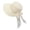 White, variant on Women's Elegant Wide Brim Sun Hat for Beach Hat with Lightweight Mesh Sun Protection Suitable for Outdoor Activities for Summer Beige One Size