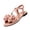 Pink, variant on Women's Bow Flat Sandals 2026 Fashion Open Toe Flat Sandals Comfortable Slip On Slippers Ankle Strap Summer Vacation Slides Shoes Purple 43(US-10)