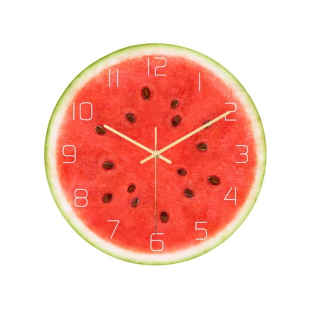 Reloj de pared Bearachild Negro y plata Decoración del hogar 28 cm