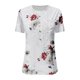 thumbnail image 4 of Camisa de manga corta con estampado de moda informal para mujer Fridja  hjk334, 4 of 4