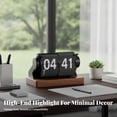 Numerals Display LeeQinersw Vintage Style Flip Clock Mechanical Desk Display Large Easy ...