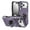 Violet, variant on Armor Case for iPhone 17 Pro with Hidden Credit Card Slot [360° Rotatable Ring Holder Stand Magnetic Kickstand][Support Car Mount]Shockproof Phone Case For iPhone 17 Pro,Violet