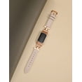 thumbnail image 2 of Wearlizer Leather Band Compatible with Charge 5 Watch Bands for Women, Dressy Slim Leather Strap Replacement Wristband with D-Shape Metal Buckle for Charge 5 Fitness Tracker, 2 of 6