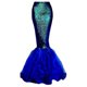 thumbnail image 1 of Falda Completa con Cola de Sirena ZHAOCHENG Disfraz de Fiesta Cosplay XL Azul, 1 of 2