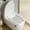 White, variant on Soft Plush Toilet Seat Cover, Winter Warm Cushioned Toilet Lid Mat, Non-Slip Washable Bathroom Toilet Seat Pad for Home, RV, Travel, Elderly & Arthritis Comfort, Universal Fit, Easy Installation