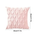 thumbnail image 3 of Lilixerw Decorative Pillow Covers Throw Pillow Cushion Fluffy Throw Pillow Covers for Bed Couch Sofa Living Room Soft Plush Cushion Cases,17.7 x 17.7 inch, 3 of 6