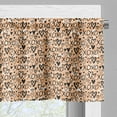 thumbnail image 3 of Ambesonne Xoxo Window Valance, Doodle Heart Shapes Xoxo, 54" X 12", Peach Black and White, 3 of 5
