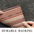 thumbnail image 6 of Brown Geometric Striped Pattern Door Rugs,Washable Non Slip Door Mats Indoor,Decorative Door Mats,Entry Mat Indoor for Entrance,Bedroom,Kitchen,Bathroom,17"x30", 6 of 6